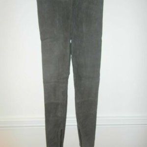 Vince, gray suede leggings